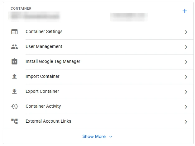 GTM Container Settings, Server container URL eintragen