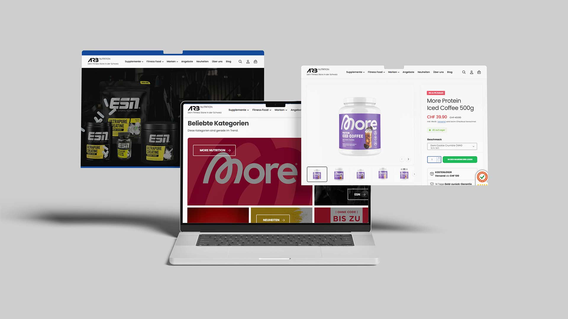 ARB Nutrition – performance campaigns on Meta and Google