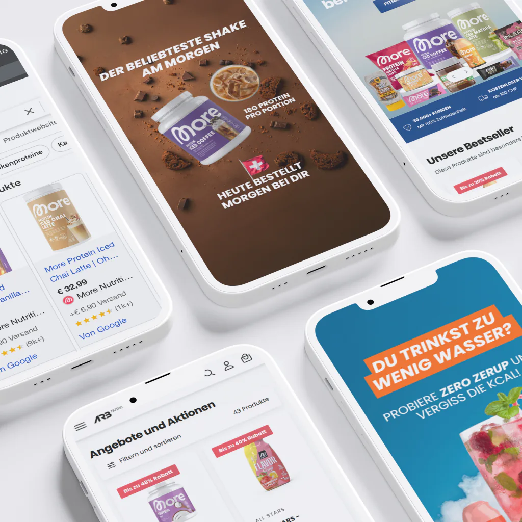 ARB Nutrition: automated email flows and product world