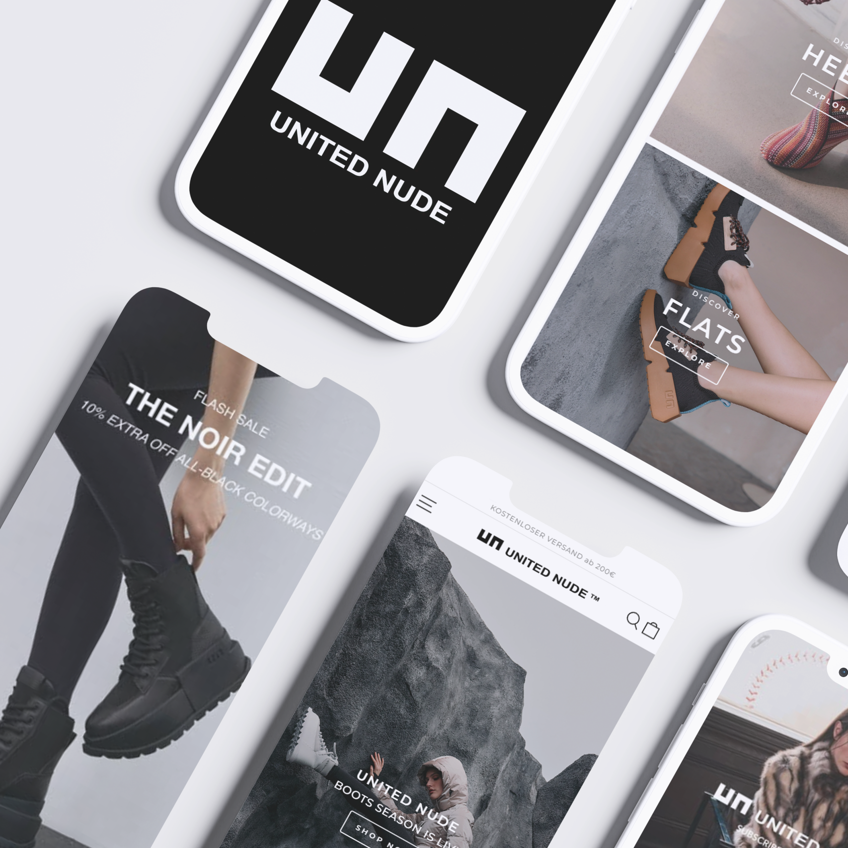 United Nude – High-Fashion E-Commerce-Plattform