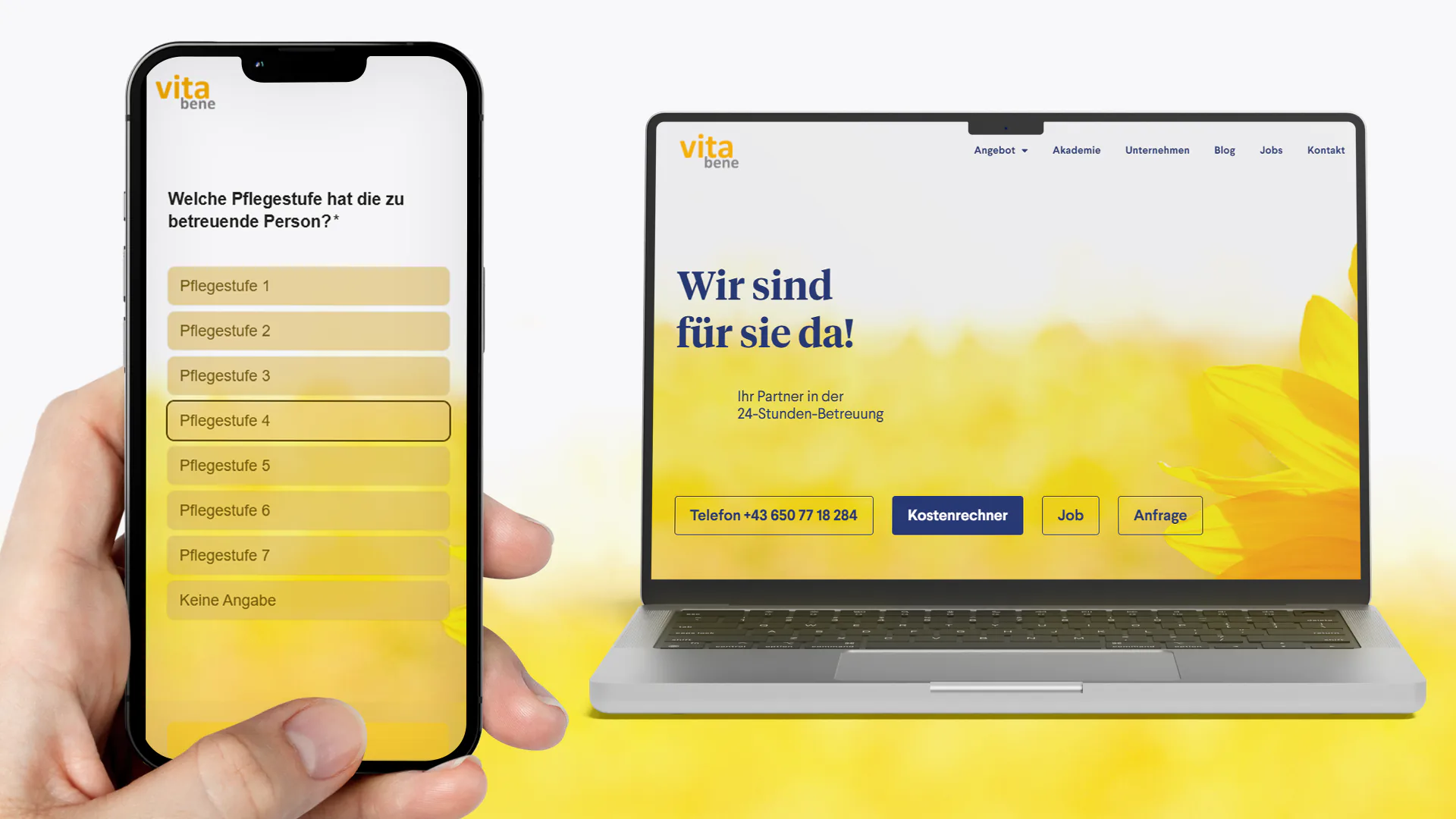 Vitabene: Leadgenerierung in der Pflegebranche